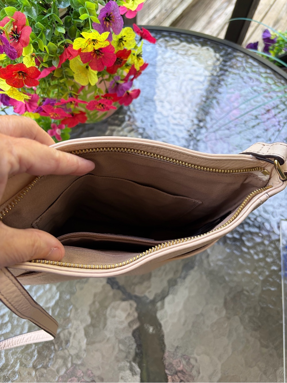 All leather crossbody - Picture 2 of 2
